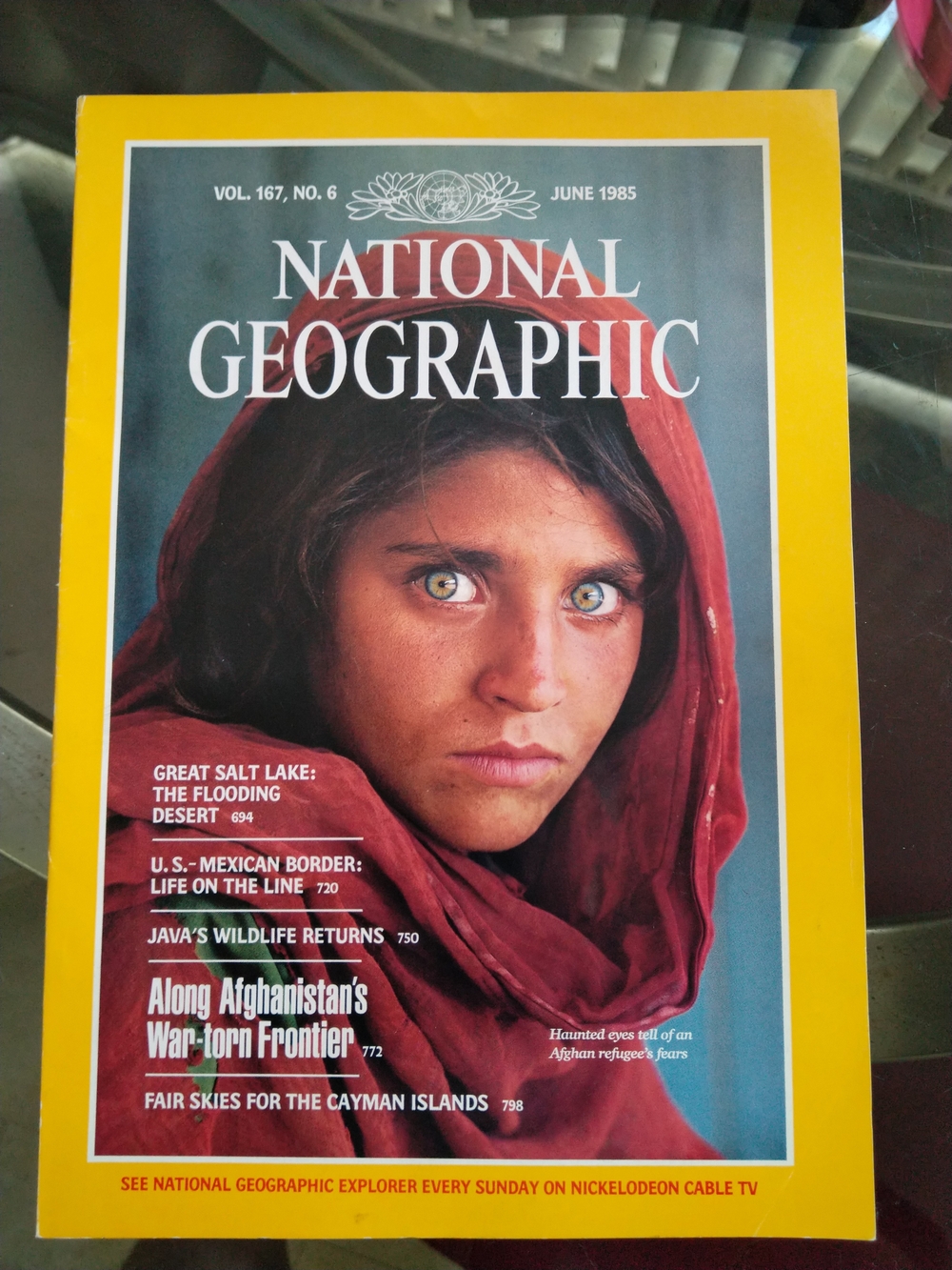 National Geographic Magazine - Red Cover Wrap